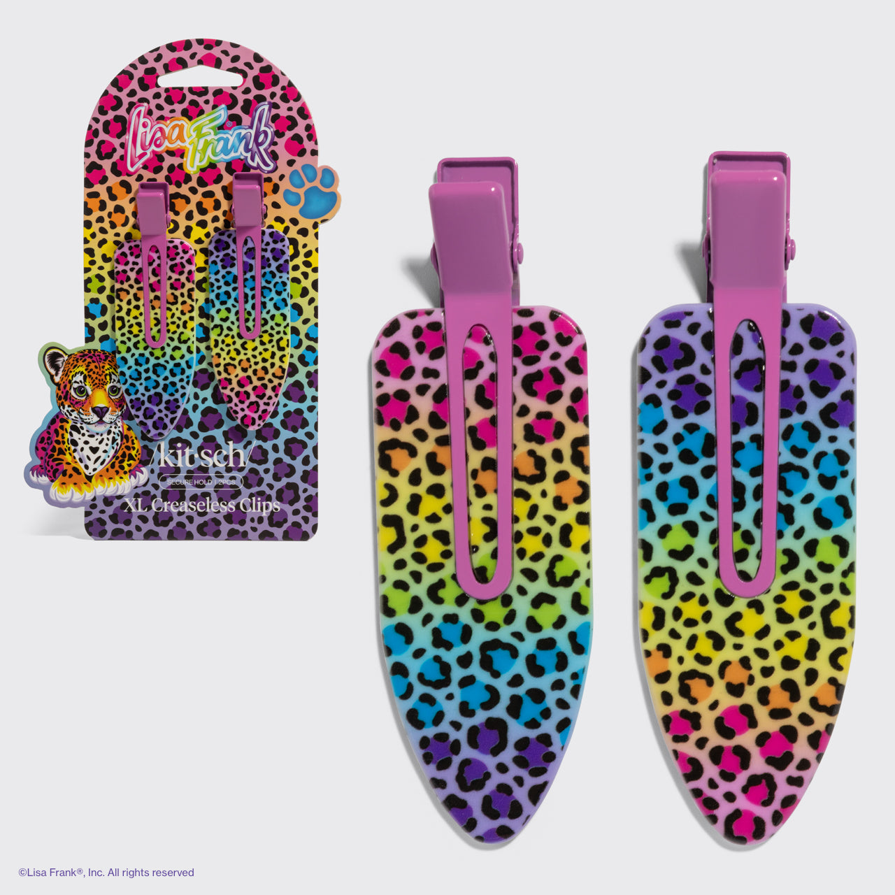 504353-LisaFrankxKitsch-XLCreaselessClips-2pc-RainbowLeopard-hero-1280x1280px