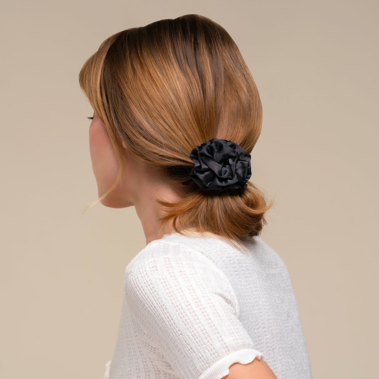 508559-RosetteRuchedSatinScrunchies-3pc-TrendHairAccessories-Black-Model-Hair-1280x1280px