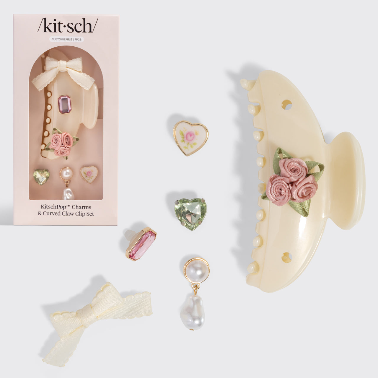 509136-KitschPopTM-CurvedClawClip7pcSet-Vintage-PearlizedCream-hero-1280x1280px