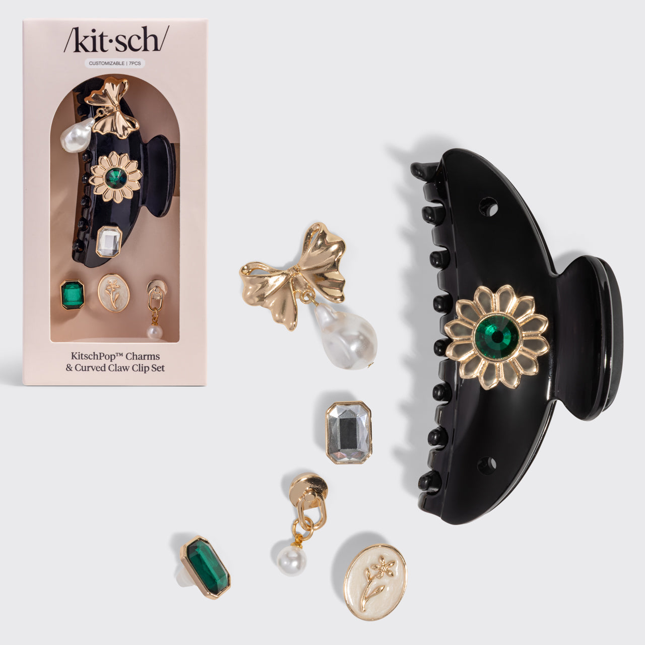 509174-KitschPopTM-CurvedClawClip7pcSet-Vintage-Black-hero-1280x1280px