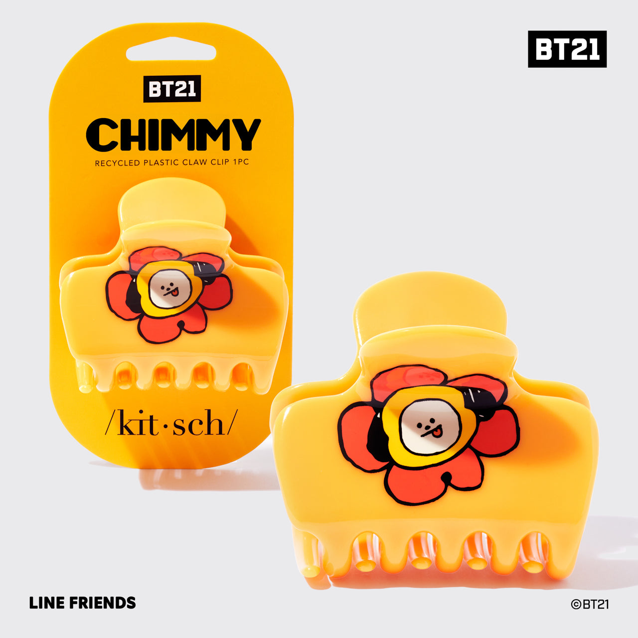 66369-BT21xKitsch-RecycledPlasticClawClip-1pc-Chimmy-hero-1280x1280px