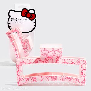 kitsch Kitsch x Hello Kitty Jumbo Claw Clip in Pink Kitty Faces